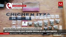 En Yucatán, detienen a guía de turistas que vendía droga a los visitantes, operaba en Chichén Itzá