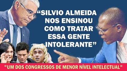 "UMA AULA DE CIVILIDADE, ELES FICAM CONSTRANGIDOS QUANDO A RESPOSTA É EM ALTO NÍVEL" | Cortes 247