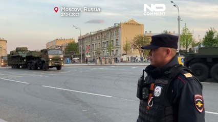 Watch: Russians rehearse for Moscow's annual victory parade