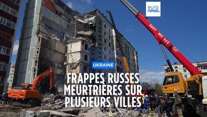 Frappes russes : la plupart des victimes vivaient dans un immeuble résidentiel d'Ouman