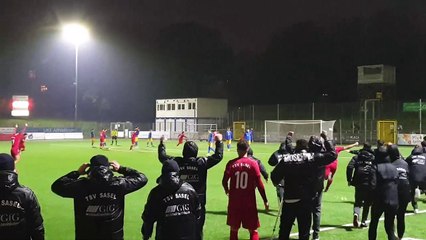 Das 3:0 für Sasel, der Jubel und der Schlusspfiff: Die Meisterschaft ist perfekt!