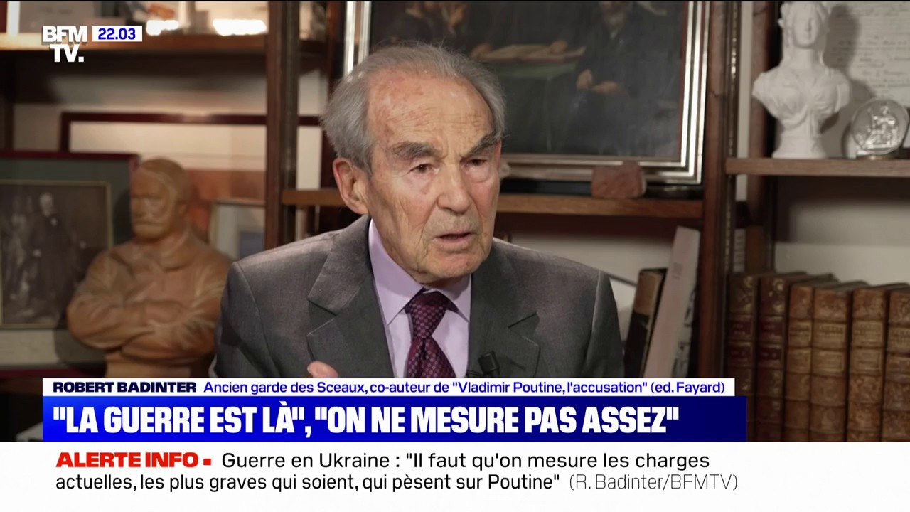 "On voit qu’ils n’ont pas vécu la guerre": Robert Badinter critique les manifestants contre la réforme des retraites