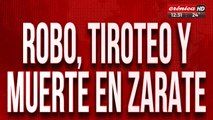 Tiroteo en Zárate: mataron a un policía y un empleado