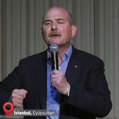 Süleyman Soylu konuşurken kendinden geçti