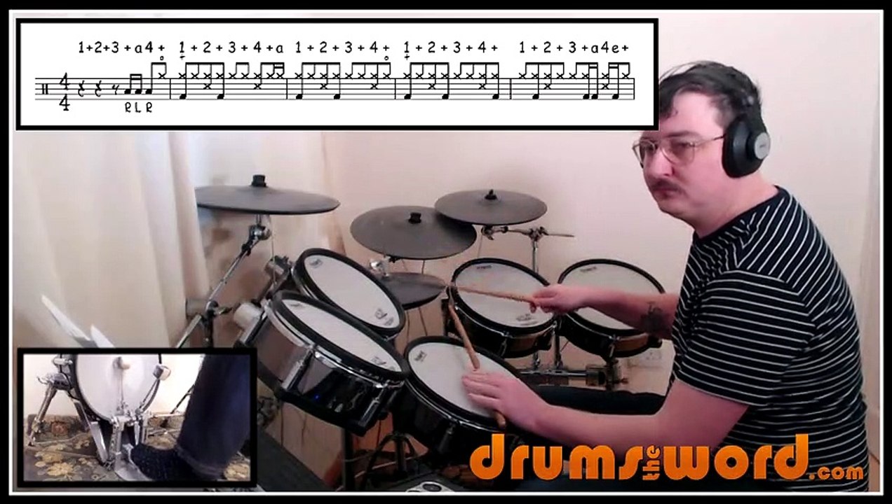 ★ Kayleigh (Marillion) ★ FREE Video Drum Lesson CLIP | How To Play SONG (Ian Mosley)