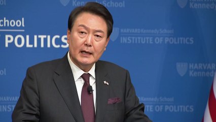 尹 "자유 무시 '힘에 의한 현상 변경', 연대로 대응" / YTN