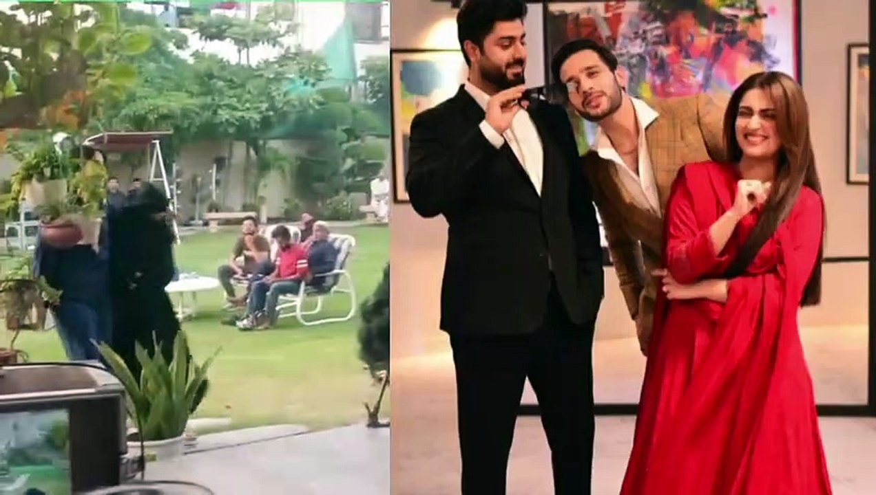 Tere ishq ke naam Behind the Scenes - Usama khan Hina Bukhari & Zaviyar Noman