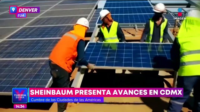 Sheinbaum habla de movilidad y energías limpias en Cumbre de Ciudades de Las Américas