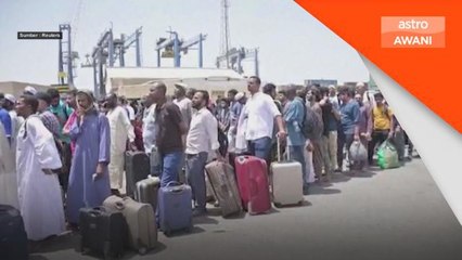 Pelabuhan Sudan dibanjiri warga tempatan dan asing