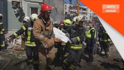 17 terkorban dalam serangan peluru berpandu dan drone di Ukraine