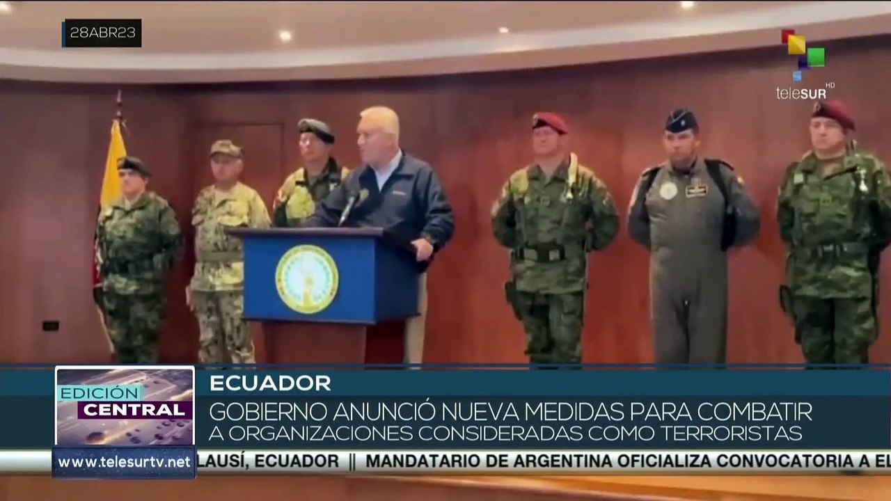Ecuador: Autoridades anuncian el inicio de operaciones militares para combatir la ola de violencia