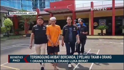 Скачать видео: Gara-Gara Tersinggung, 2 Orang Pria di Penjaringan Tikam 4 Temannya Sendiri