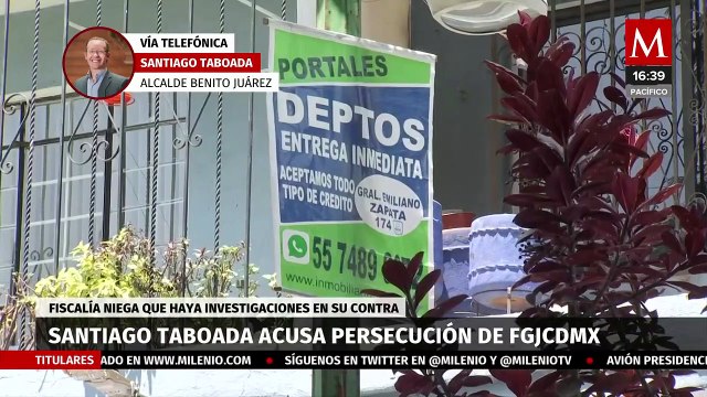 Alcalde de Benito Juárez, Santiago Taboada acusa persecución por parte de la FGJCDMX