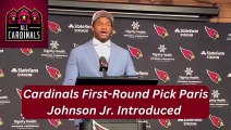 Arizona Cardinals First-Round Pick Paris Johnson Introduced