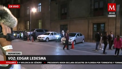 Tải video: Termina reunión de senadores y senadoras de Morena en Palacio Nacional con AMLO