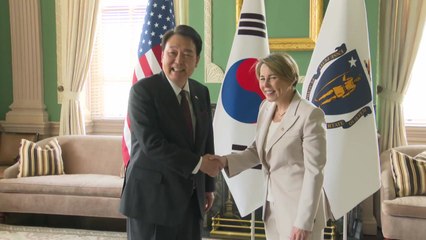 尹, 매사추세츠 주지사 초청오찬..."한국 기업, 최적의 파트너" / YTN