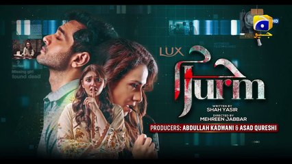 Jurm Ep 01 - [Eng Sub] - Wahaj Ali - Durefishan Saleem - Digitally Presented by Lux - 28th April 23