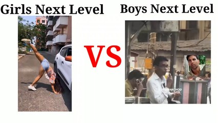 Girls Next Level VS Boys Next Level | Best Funny Memes video | Funny Video 2023|