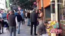 Taksim'de yarı çıplak İspanyol turist ortalığı birbirine kattı