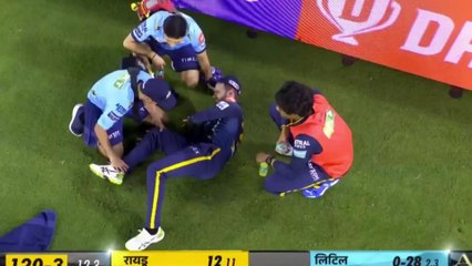 Kane Williamson injured his Knee while Saving a Six, Gujarat Titans vs CSK IPL 2023