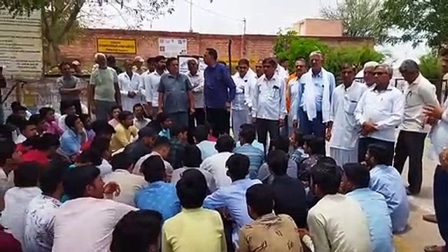 पीपाड़ में माली समाज ने ओबीसी आरक्षण में वर्गीकरण को लेकर किया प्रदर्शन