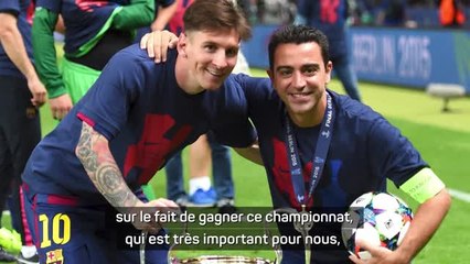 Barça - Xavi : "Il est trop tôt pour parler d'un retour de Messi"
