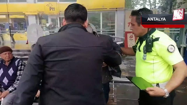 Antalya'da direksiyon başında sızdı 25 bin 521 TL para cezası yedi