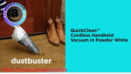 BLACK+DECKER Handheld Vacuum 2Ah, Power White (HNV220BCZ10FF)