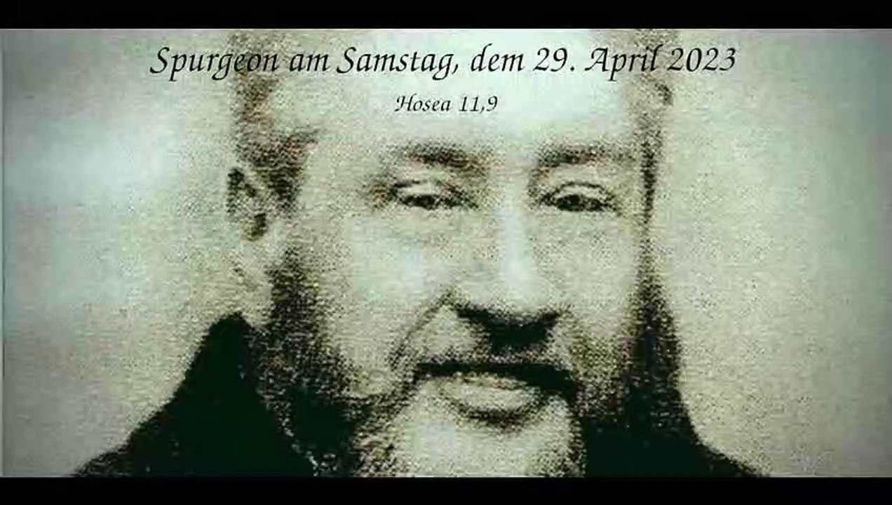 Spurgeon am Samstag, dem 29. April 2023