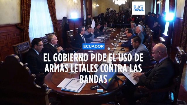 El Consejo de Seguridad de Ecuador exige el uso de armas letales contra las bandas organizadas