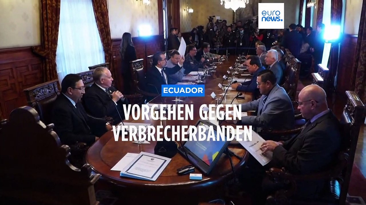 Ausufernde Gewalt in Ecuador: Verbrecherbanden gelten künftig als terroristische Vereinigungen