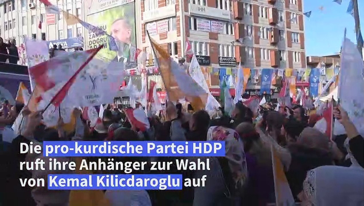 Türkei: pro-kurdische hdp unterstützt erdogan-herausforderer