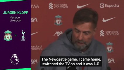 'I thought there was something wrong with the screen': Klopp's shock at Spurs' Newcastle collapse
