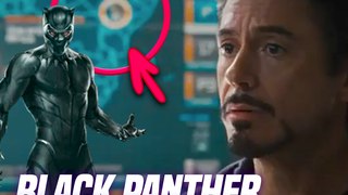 Qui avait remarqué ce detail caché sur black panther dans iron man 2 ?