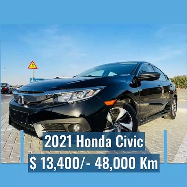 2021 Honda Civic || $ 13,400/- || 48,000 Km #hondacivic #cars #carslover #sharjah #carexporter #car