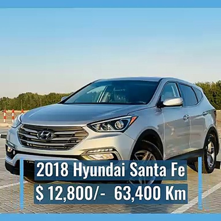 2018 Hyundai Santa Fe  || $ 12,800/- || 63,400 Km #cars #carslover #sharjah #carexporter #car4sale