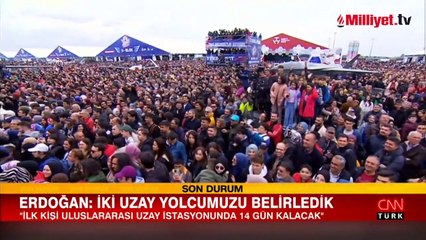 Cumhurbaşkanı Erdoğan tanıttı! Türkiye'nin uzay yolcuları belli oldu