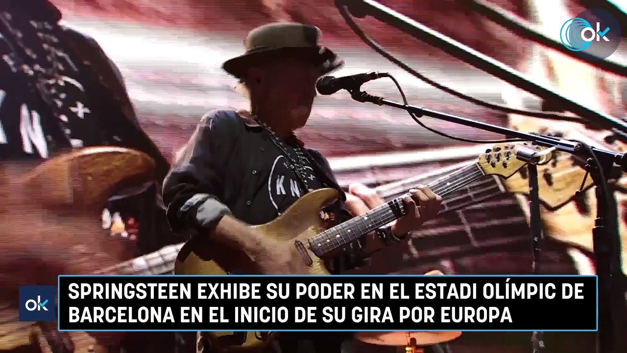 Springsteen exhibe su poder en el Estadi Olímpic de Barcelona en el inicio de su gira por Europa