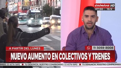 A partir del lunes aumenta el transporte público en el AMBA