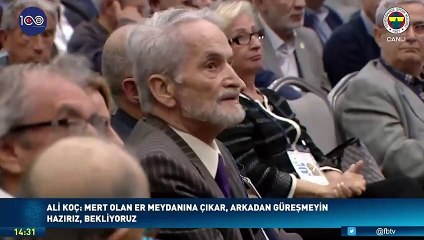 Ali Koç'tan Fenerbahçe Divan Kurulu'nda 'başkan adayı bulun' resti: Sabrım taşmaya başladı