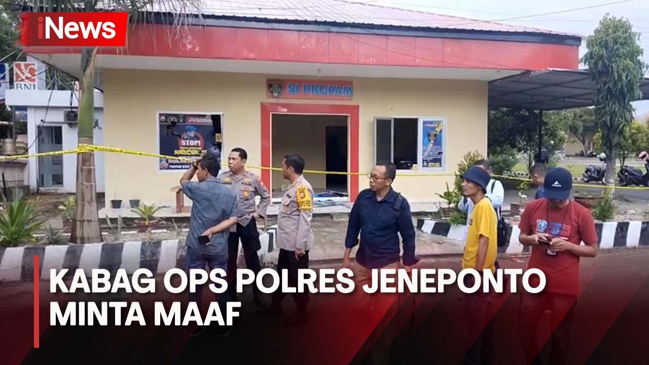 Usai Sebut 100 Oknum Diduga TNI Serang Mapolres, Kabag Ops Polres Jeneponto Minta Maaf
