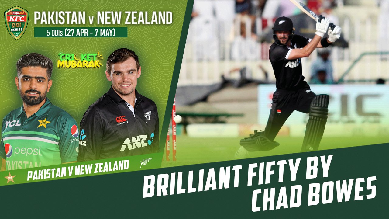 Brilliant Batting By Chad Bowes Pakistan vs New Zealand 2nd ODI 2023 PCB M2B2T