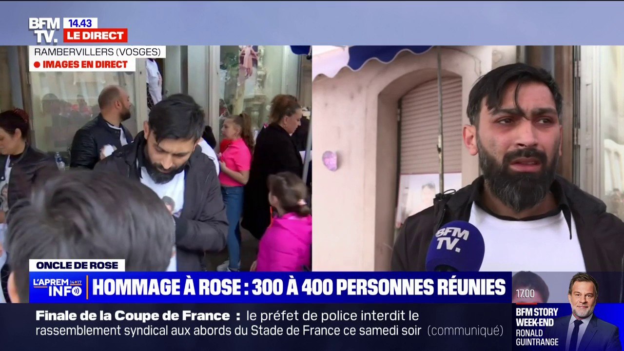 "J'espère que la justice fera son travail": les mots d'un oncle de Rose après la marche organisée en hommage à la fillette