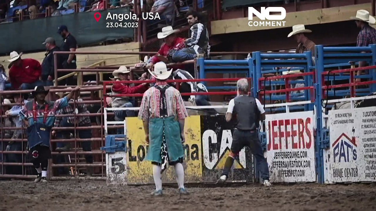 Ein Rodeo im härtesten Knast Amerikas: Wo Mörder zu Cowboys werden
