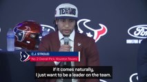 No. 2 pick Stroud looking to lead Texans like LeBron