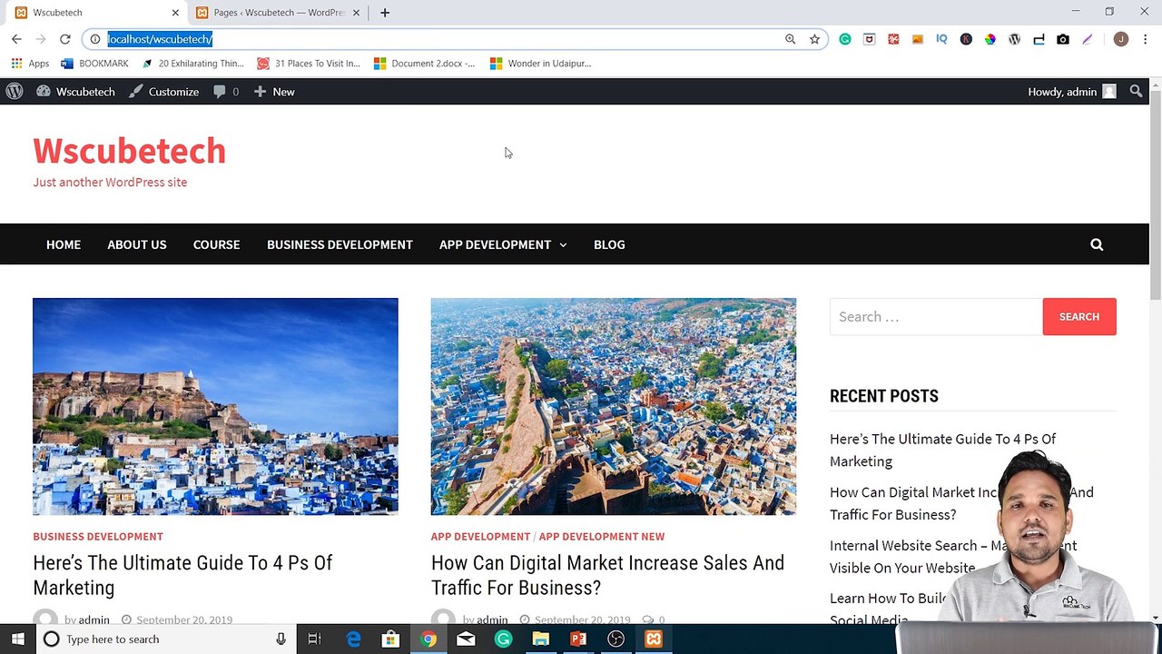 How to Setup a Homepage in WordPress - WordPress Tutorial for Beginners-(1080p)