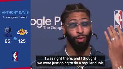 LeBron leaves everything on the floor - Davis