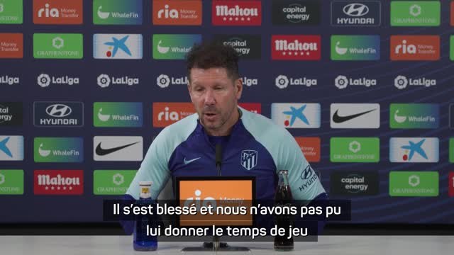 Atlético - Simeone : Lemar doit encore s'améliorer