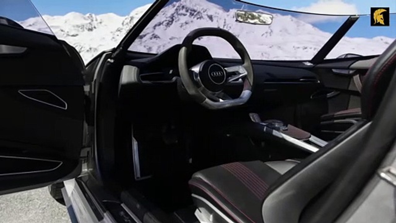 Audi e-tron Spyder TDI - Wild Sports Car With Diesel Hybrid Drive
