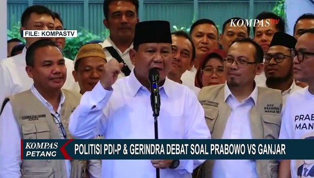 Debat Soal Kekuatan Prabowo dan Ganjar, Politisi PDI-P: Bertanding Dengan yang Berkali-Kali Kalah